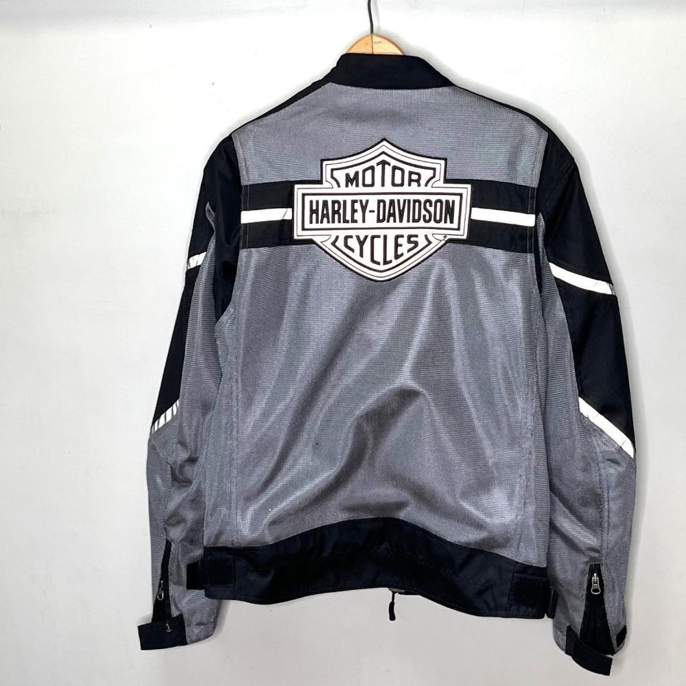 Harley Davidson Performance Ready Motorcycle Jacket Riding Gear Mesh Padded - Si - Picture 12 of 15